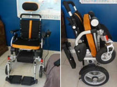 fauteuil électrique pliant pour handicapé