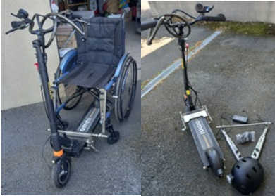 trottinette électrique occasion adapté fauteuil manuel trottinette électrique occasion adapté fauteuil manuel