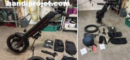 roue électrique d'occasion pour fauteuil manuel